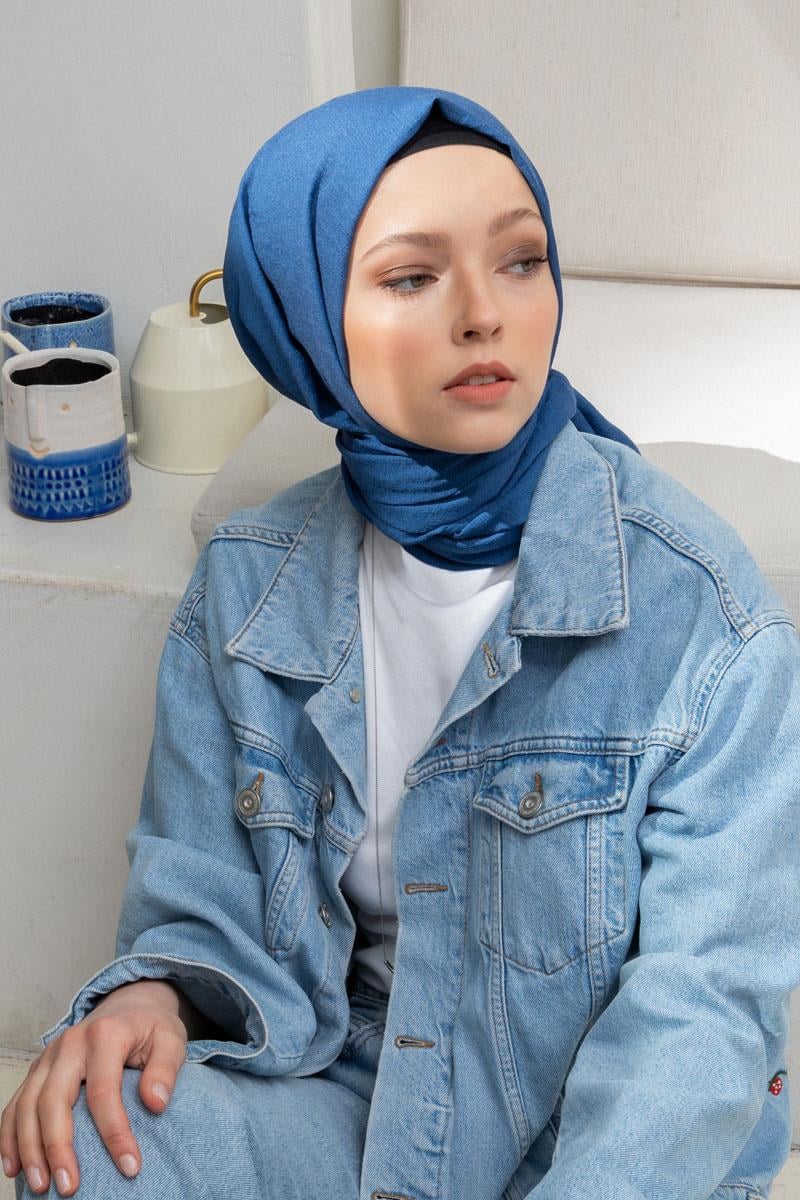 Fivescarf Mavi Junset Şal