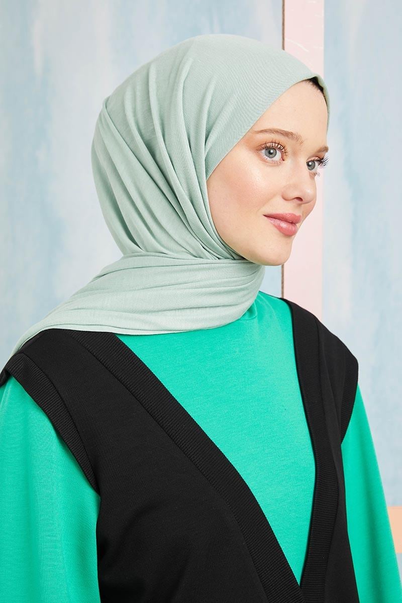 Fivescarf Mint Yeşili Five Penye Şal