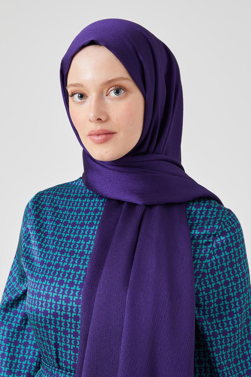 Fivescarf Mor Crystal Şal