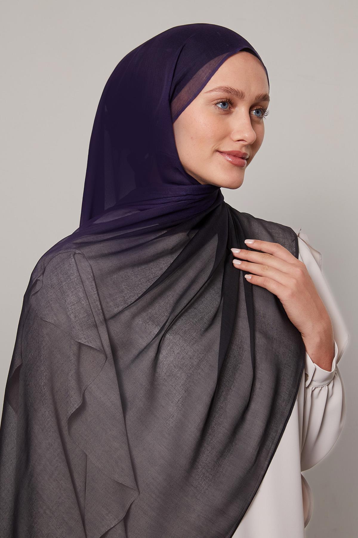 Fivescarf Morcivert Geçişli Comfort Şal