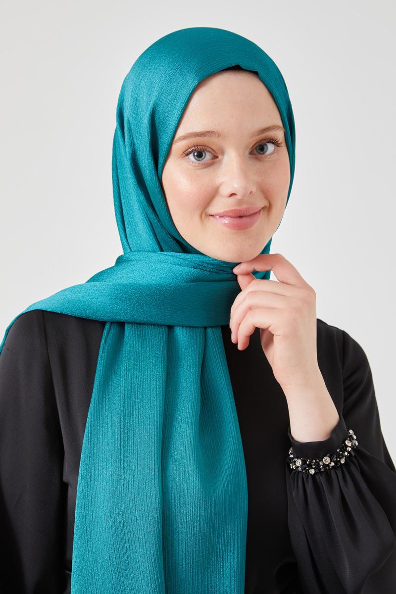 Fivescarf Petrol Yeşili Crystal Şal