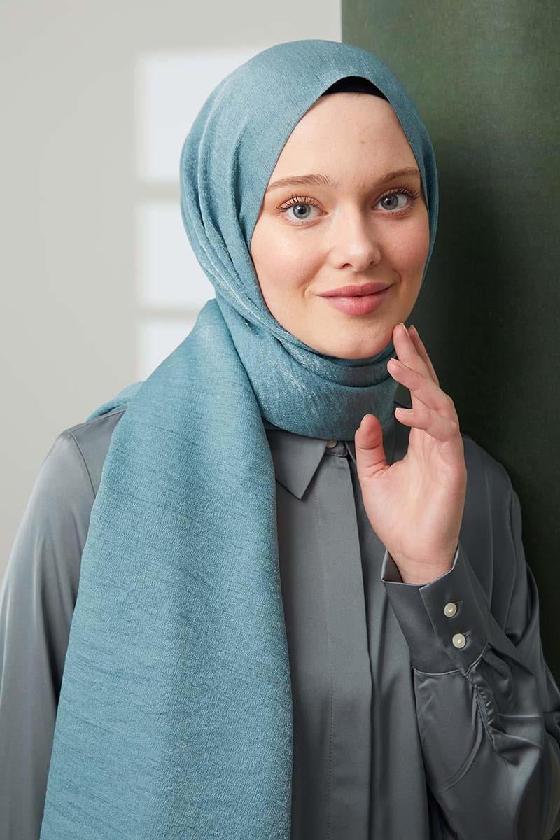 Fivescarf Petrol Yeşili Pırıltı Şal
