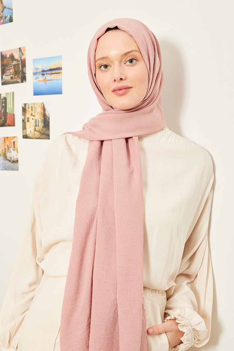 Fivescarf Pudra Maxi Cotton Şal