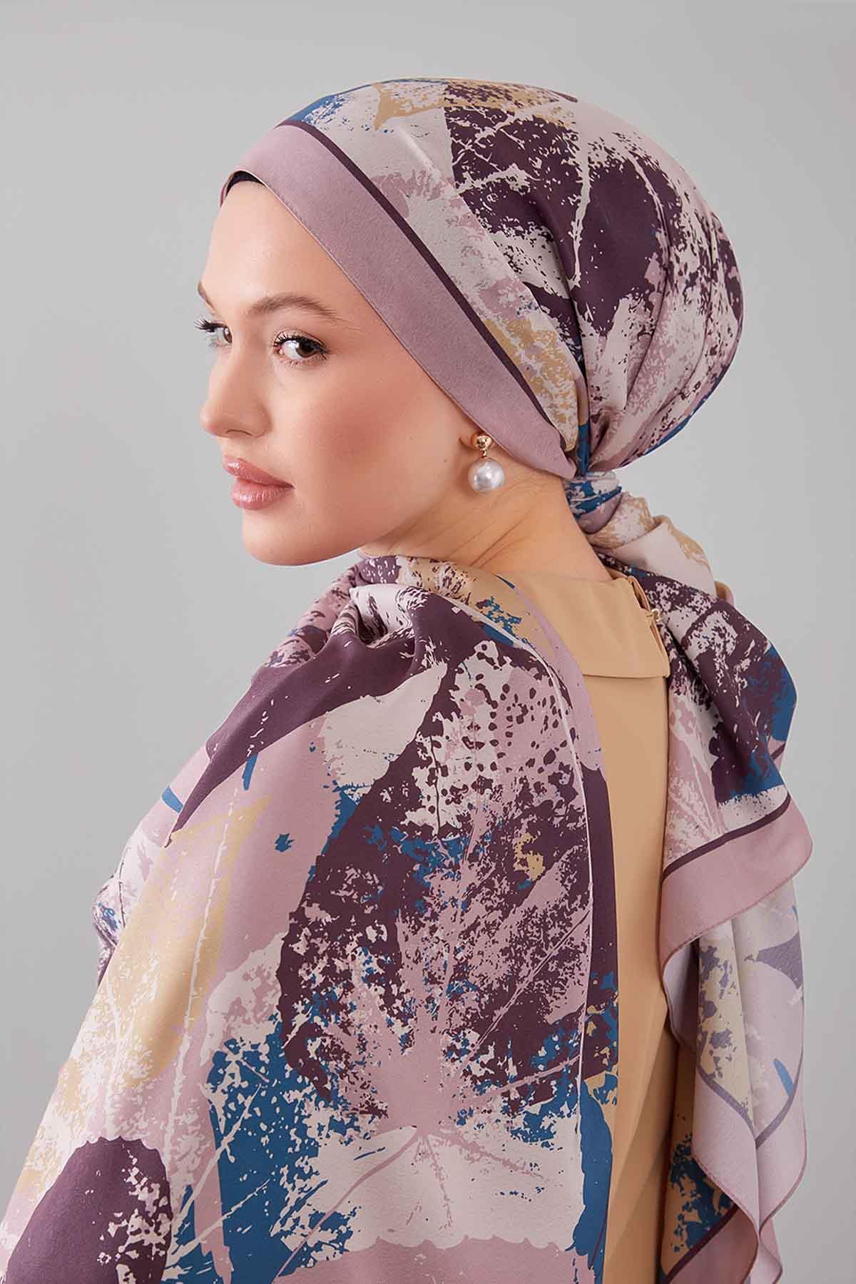 Fivescarf Pudra Yaprak Desen Moos Chrep