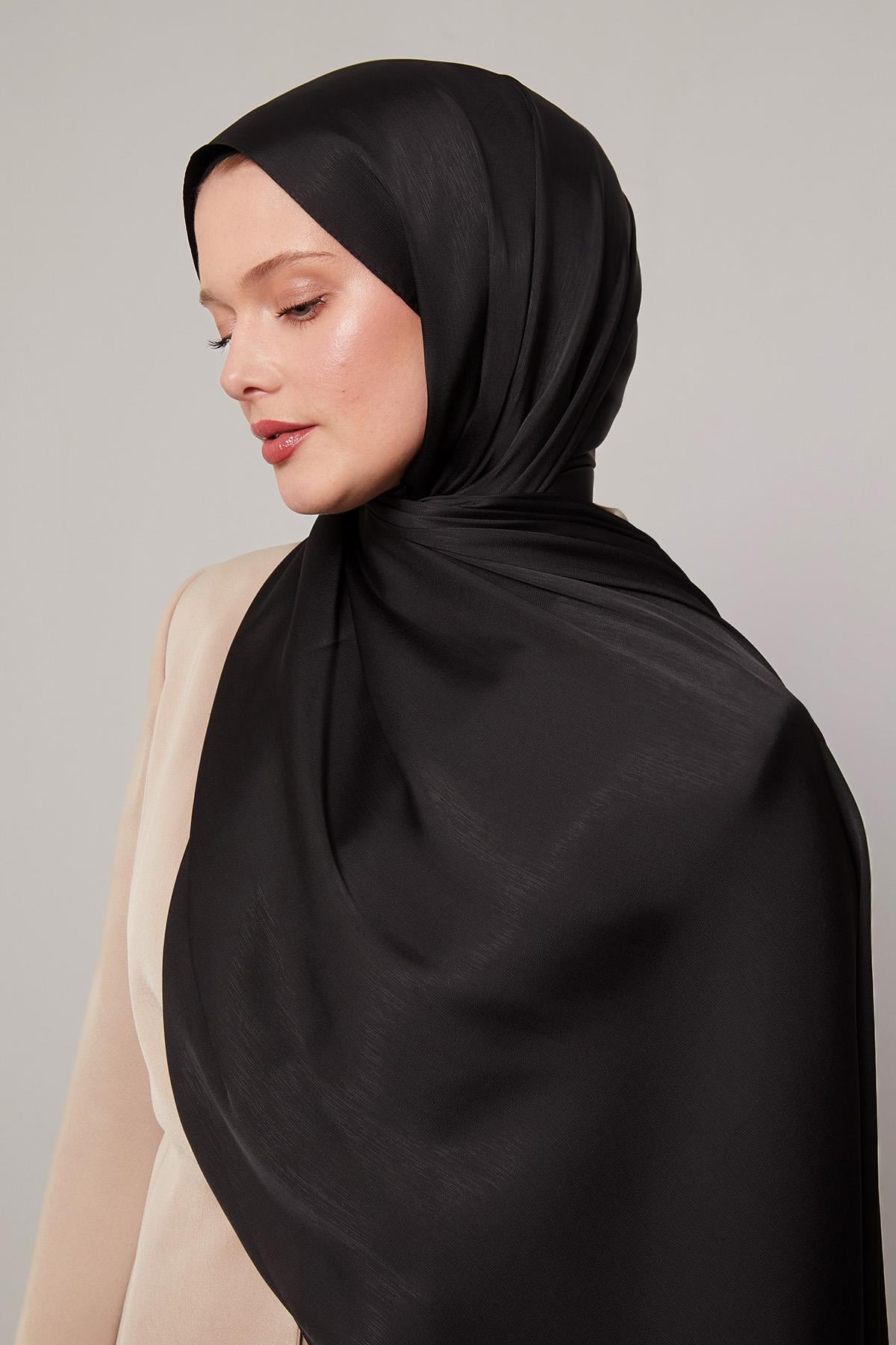 Fivescarf Siyah Parıltılı Lüx Diamond Şal