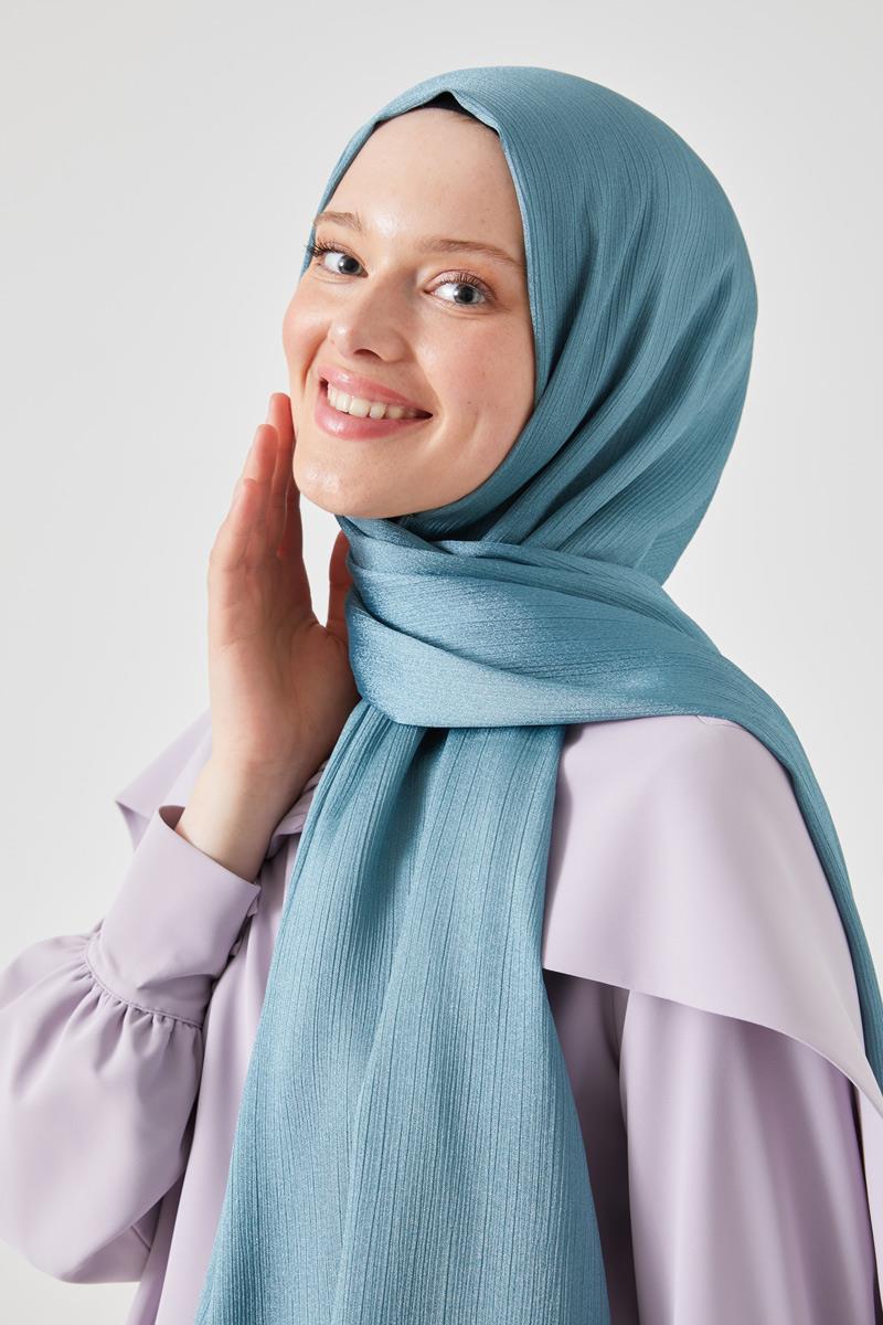 Fivescarf Su Yeşili Crystal Şal