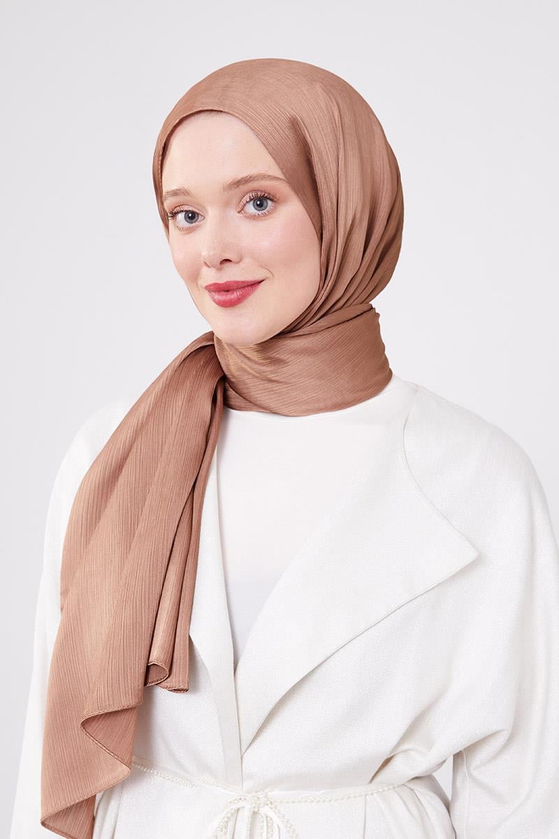 Fivescarf Taba Brillant Abiye Şal