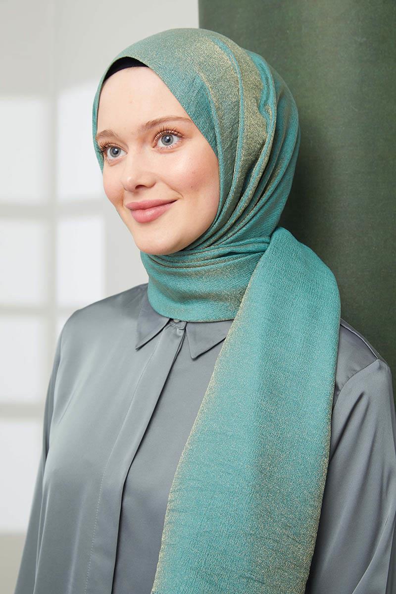 Fivescarf Yeşil Pırıltı Şal