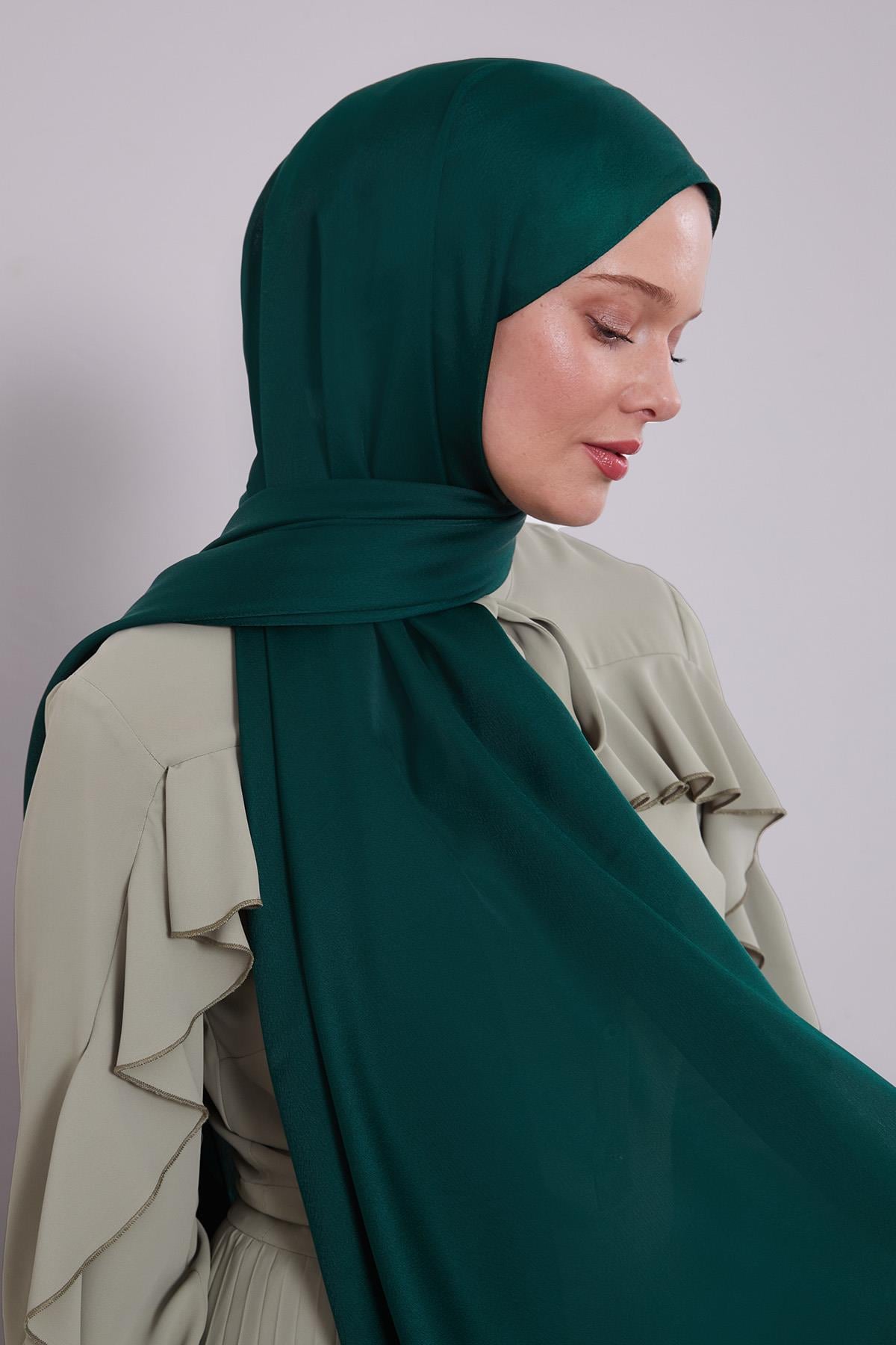 Fivescarf Zümrüt Düz Purple Şal