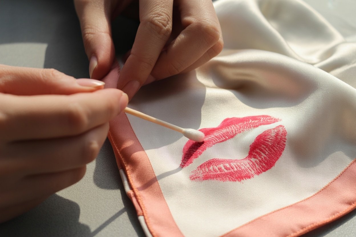 Şal Üzerindeki Ruj Lekesi Nasıl Çıkar