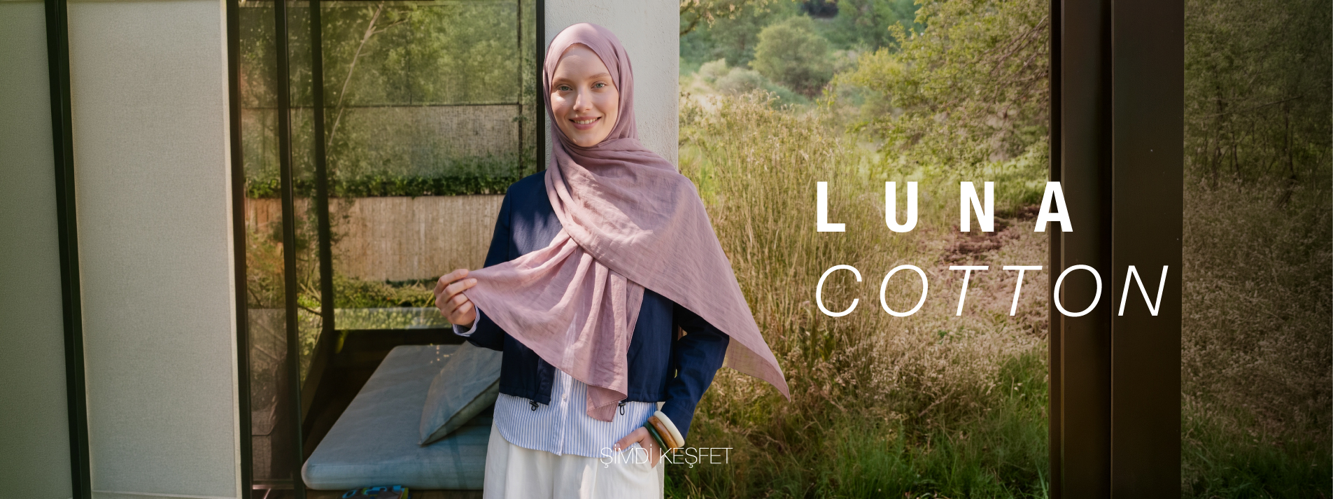 Luna Cotton Şal