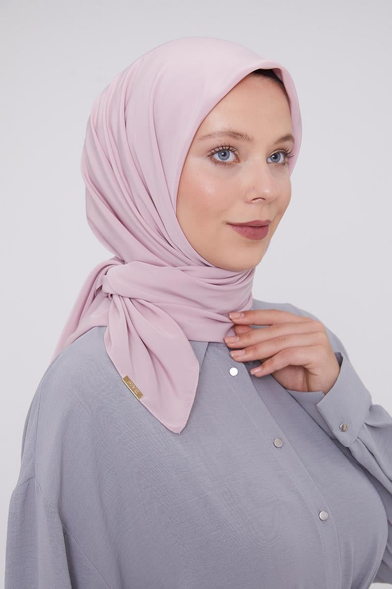 Fivescarf A.Pembe Medine İpeği Eşarp