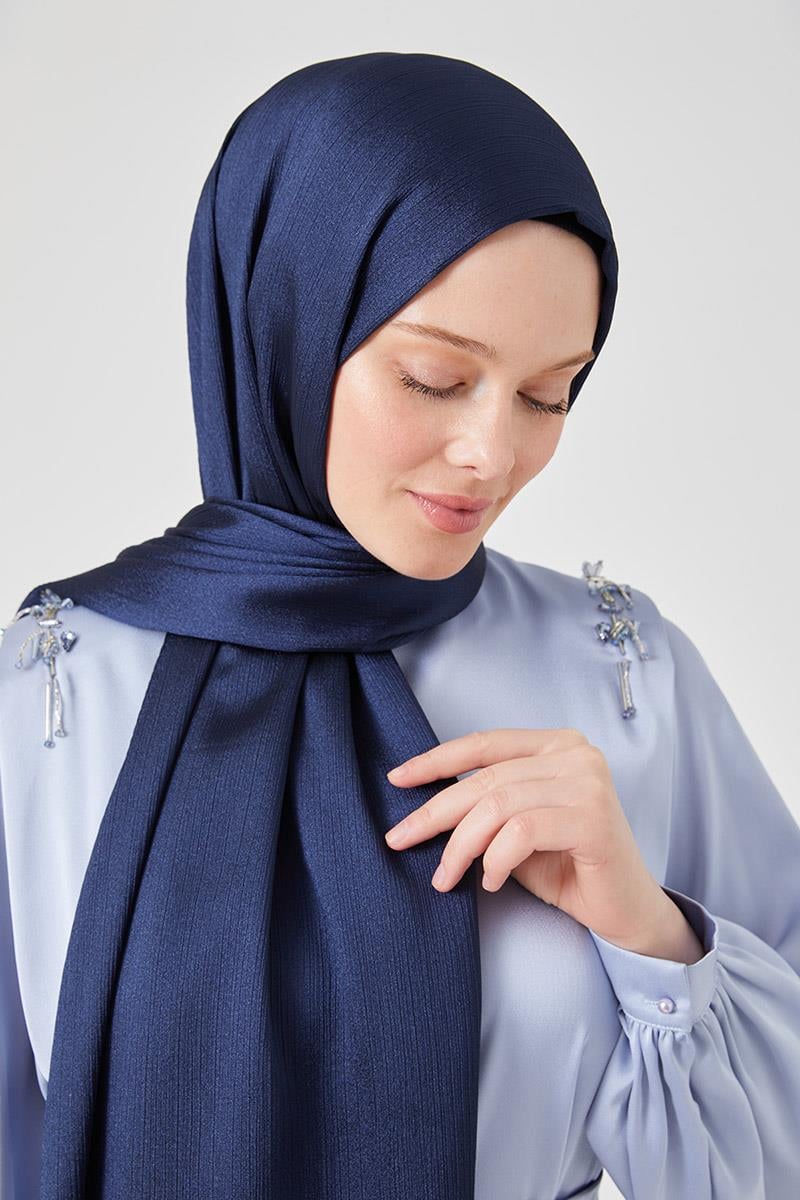 Fivescarf A.Lacivert Crystal Şal