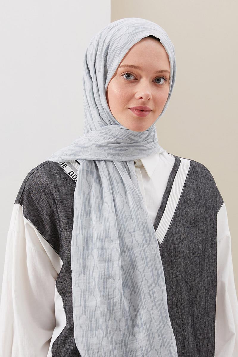Fivescarf Açık Gri Bulut Comfort Line Şal
