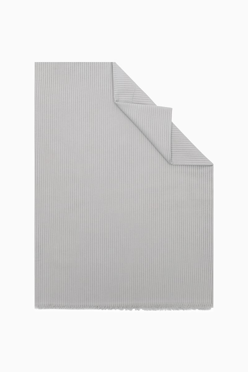 Fivescarf Açık Gri Softline Pamuk Şal