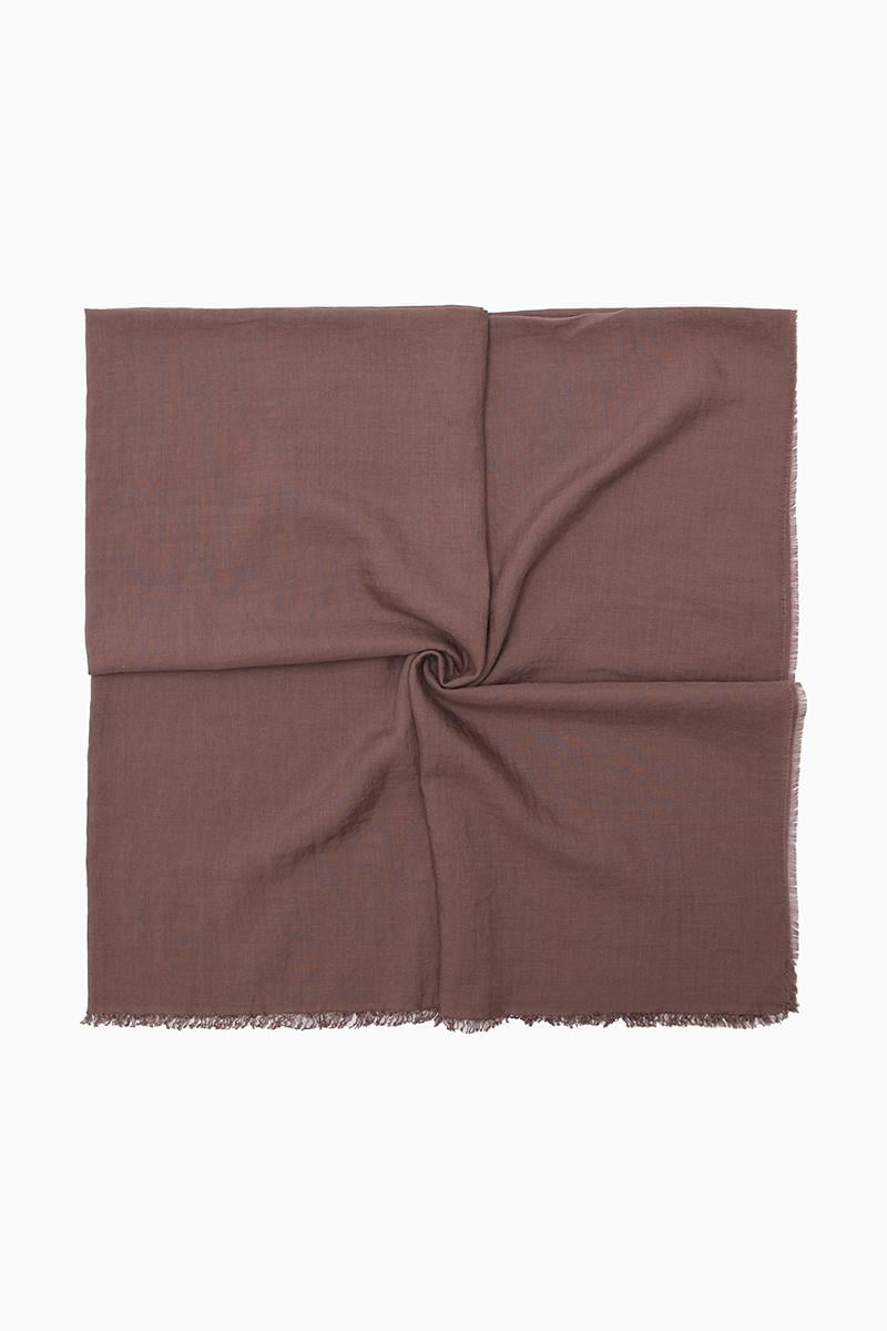 Fivescarf Açık Kahverengi Maxi Cotton Eşarp
