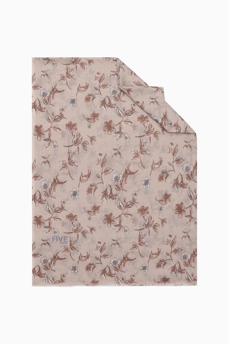 Fivescarf Açık Kahverengi Relax Sardunya Şal