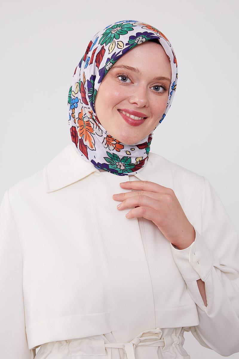 Fivescarf Açık Mavi Soft Cotton Eşarp