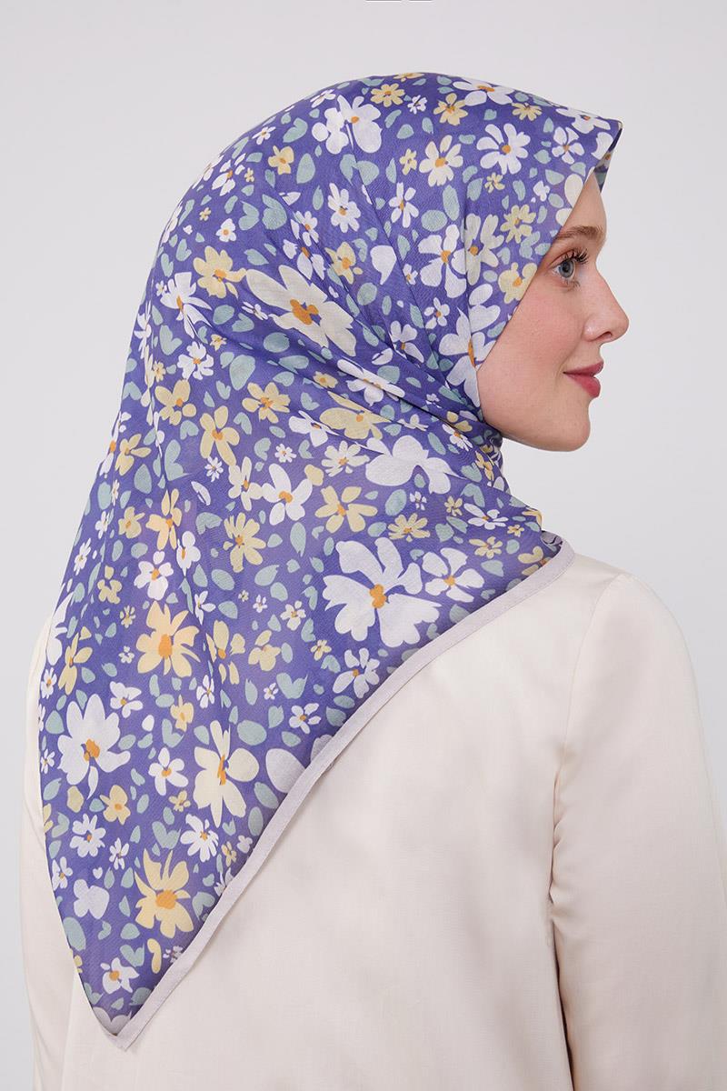 Fivescarf Açık Mor Soft Cotton Eşarp