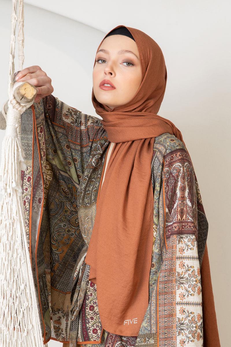 Fivescarf Açık Taba Junset Şal