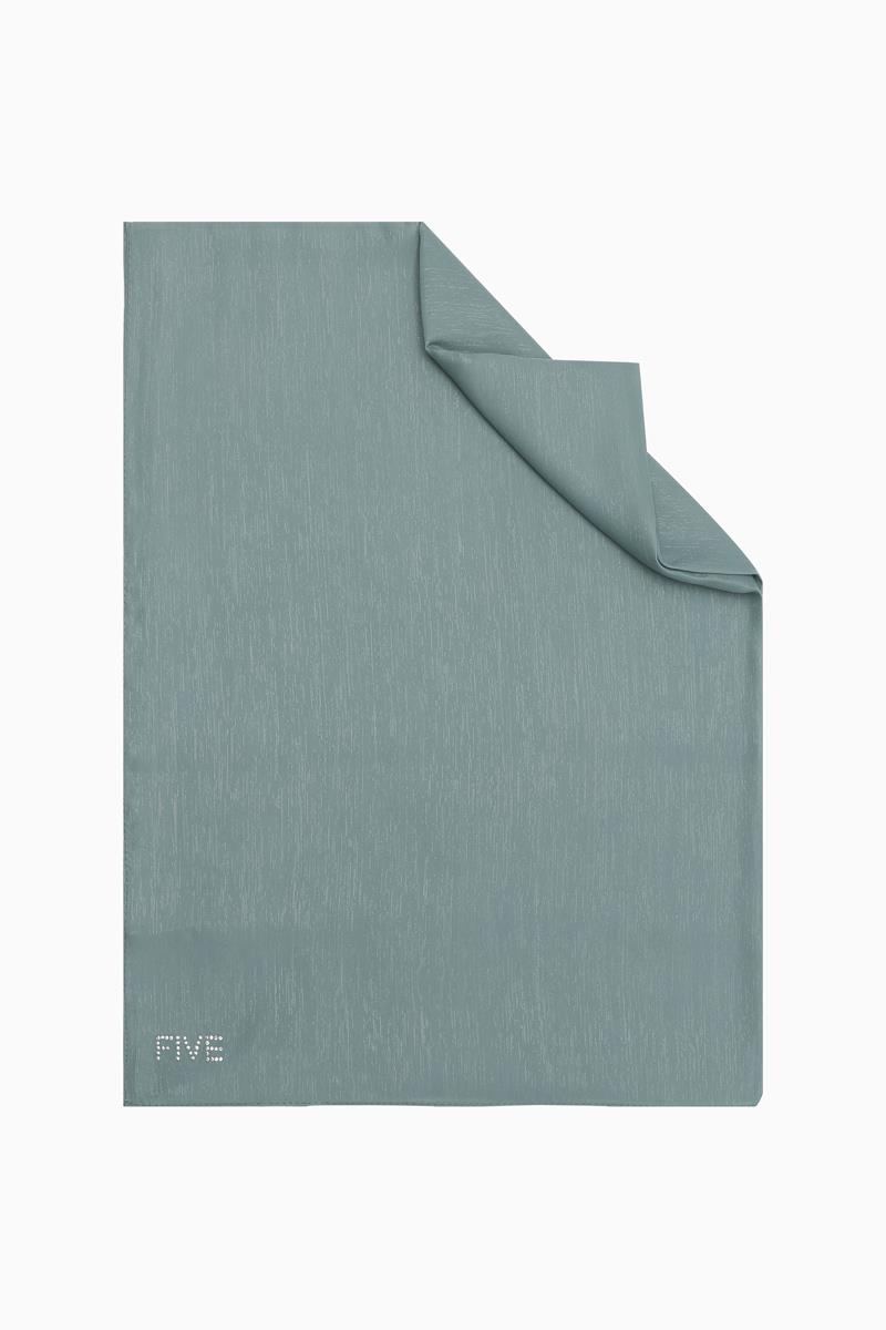 Fivescarf Açık Yeşil Simli Elmas Abiye Şal