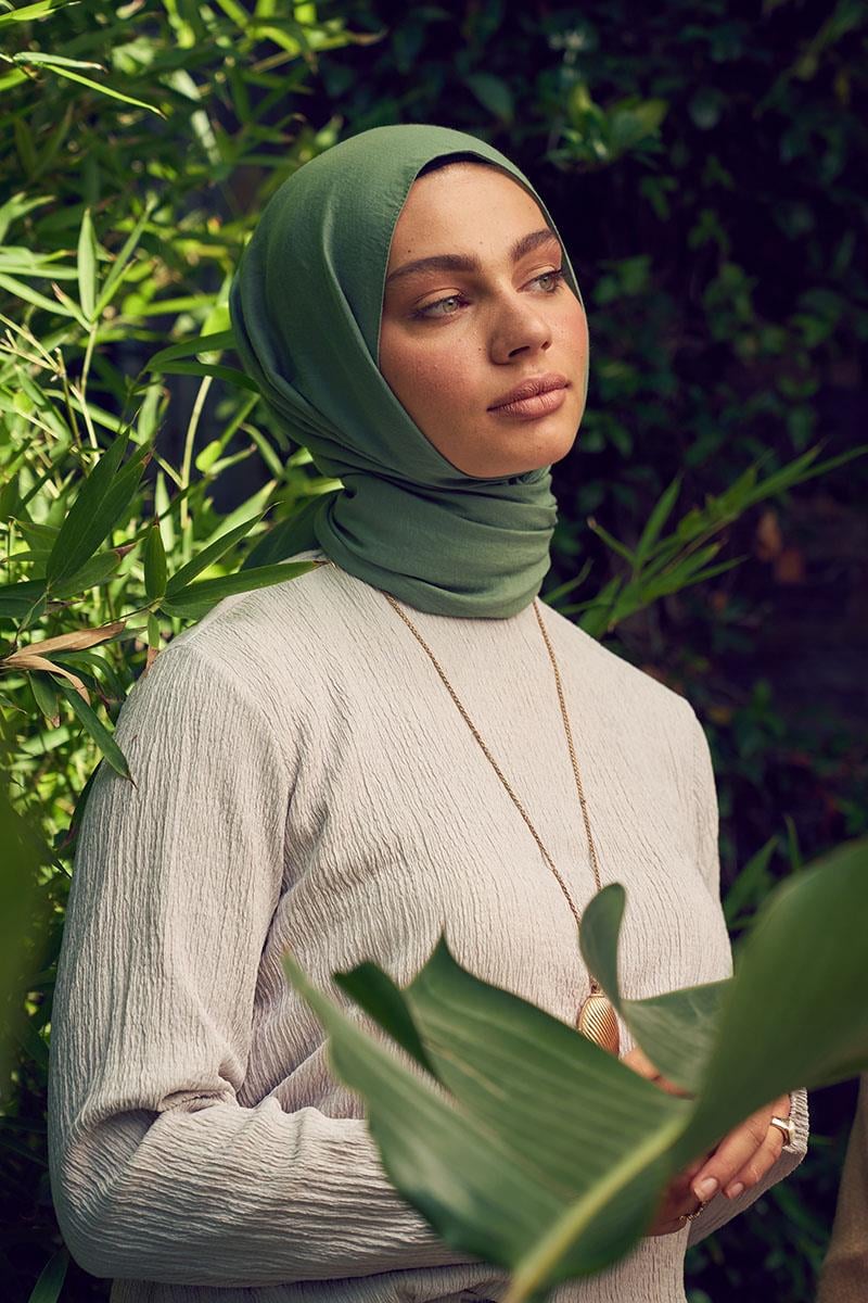 Fivescarf Açık Yeşil Touch Pamuk Şal