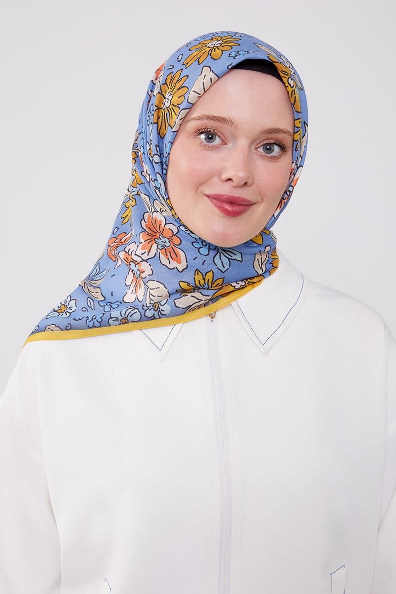 Fivescarf Altın Sarısı Soft Cotton Eşarp