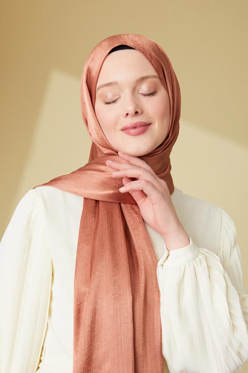 Fivescarf Bakır Janjan Abiye Şal