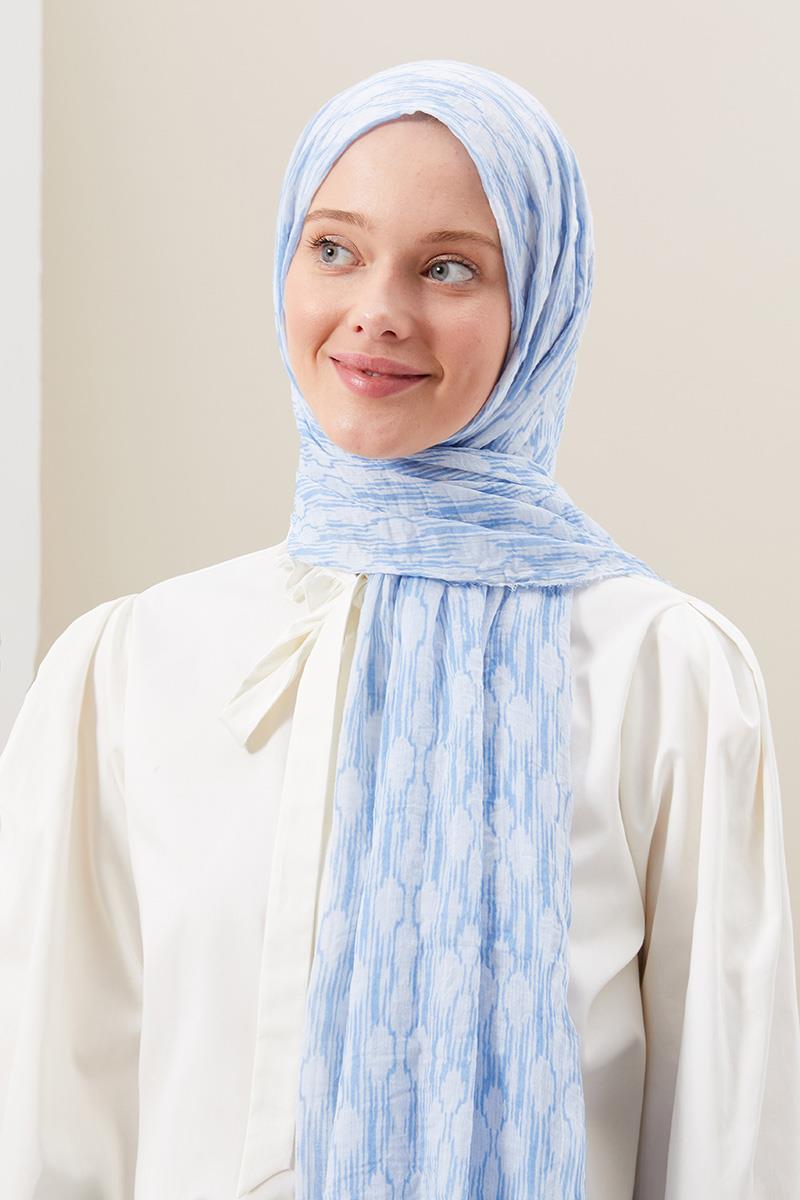 Fivescarf Bebe Mavisi Bulut Comfort Line Şal