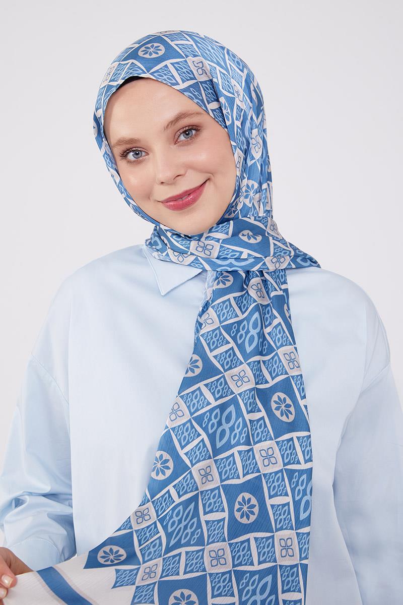Fivescarf Bej Damla Desen Brand Şal