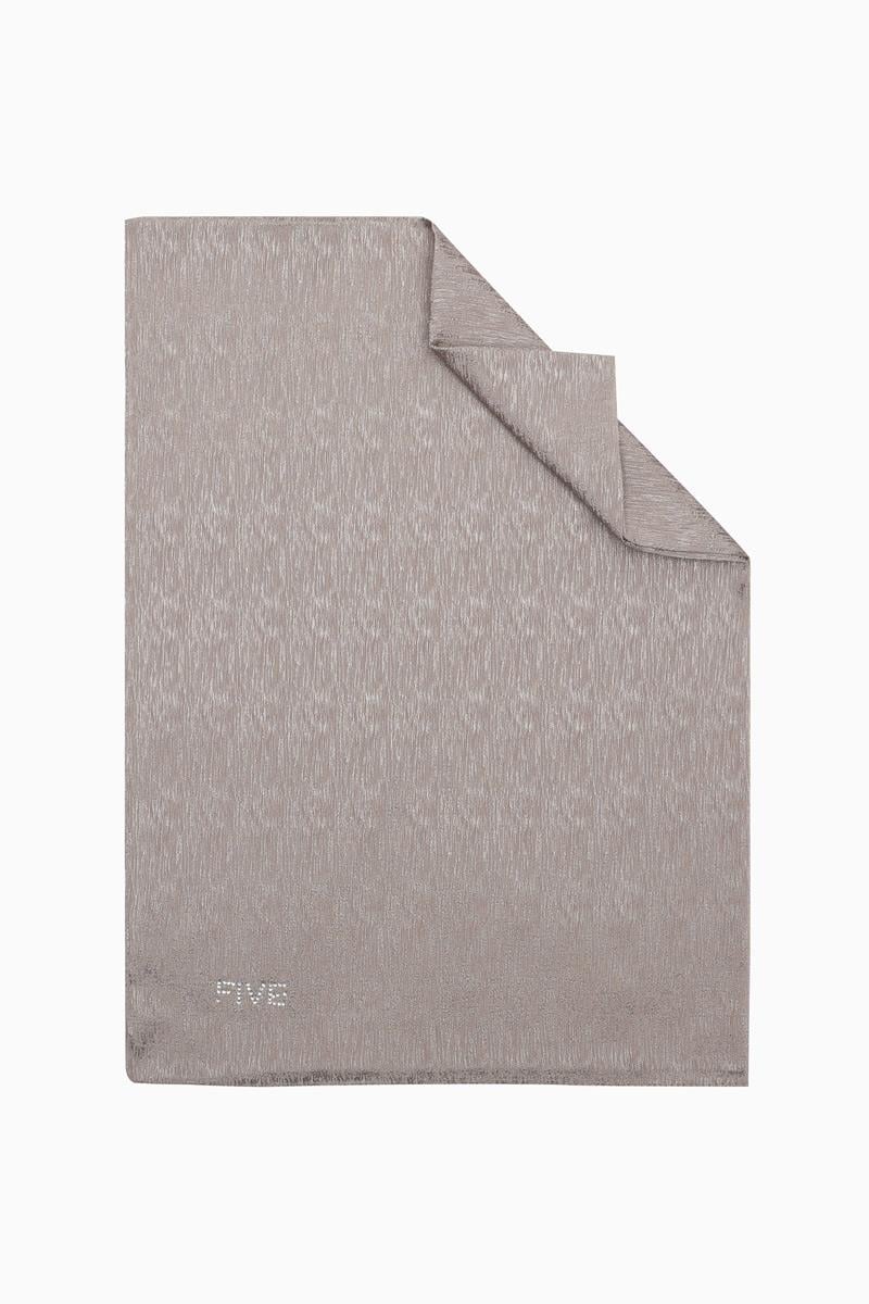 Fivescarf Bej Elmas Abiye Şal