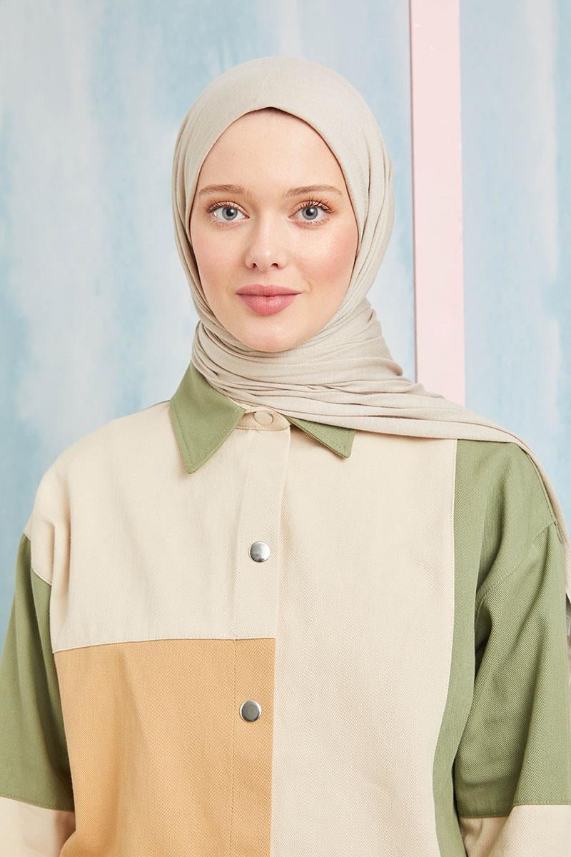 Fivescarf Bej Five Penye Şal