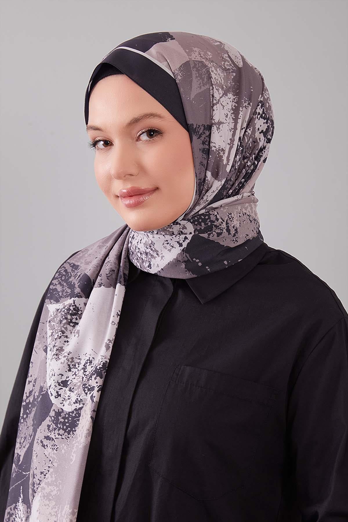 Fivescarf Bej Yaprak Desen Moos Chrep