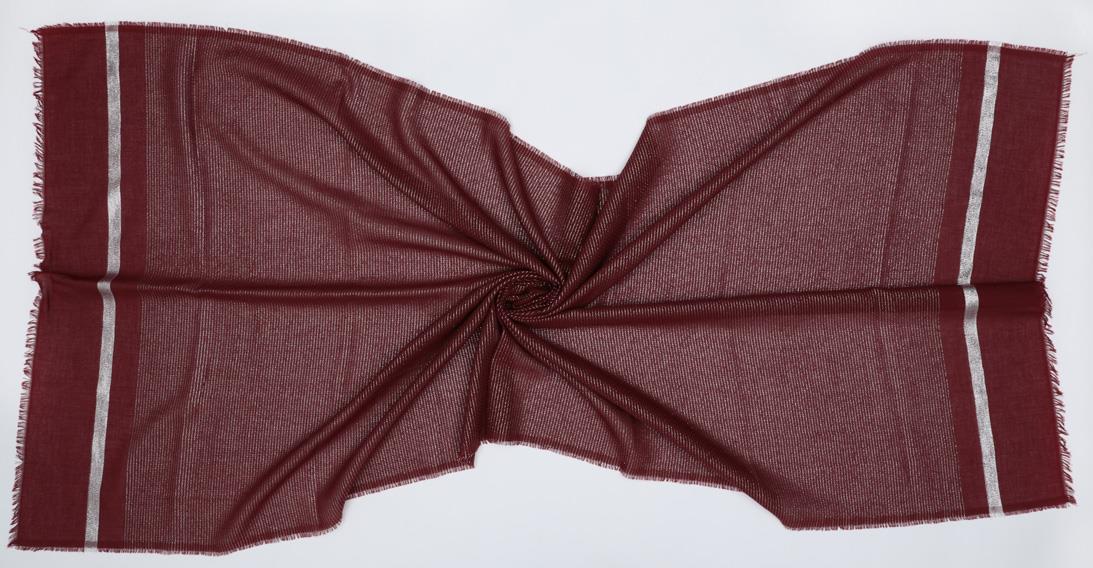 Fivescarf Bordo Gold Relax Şal