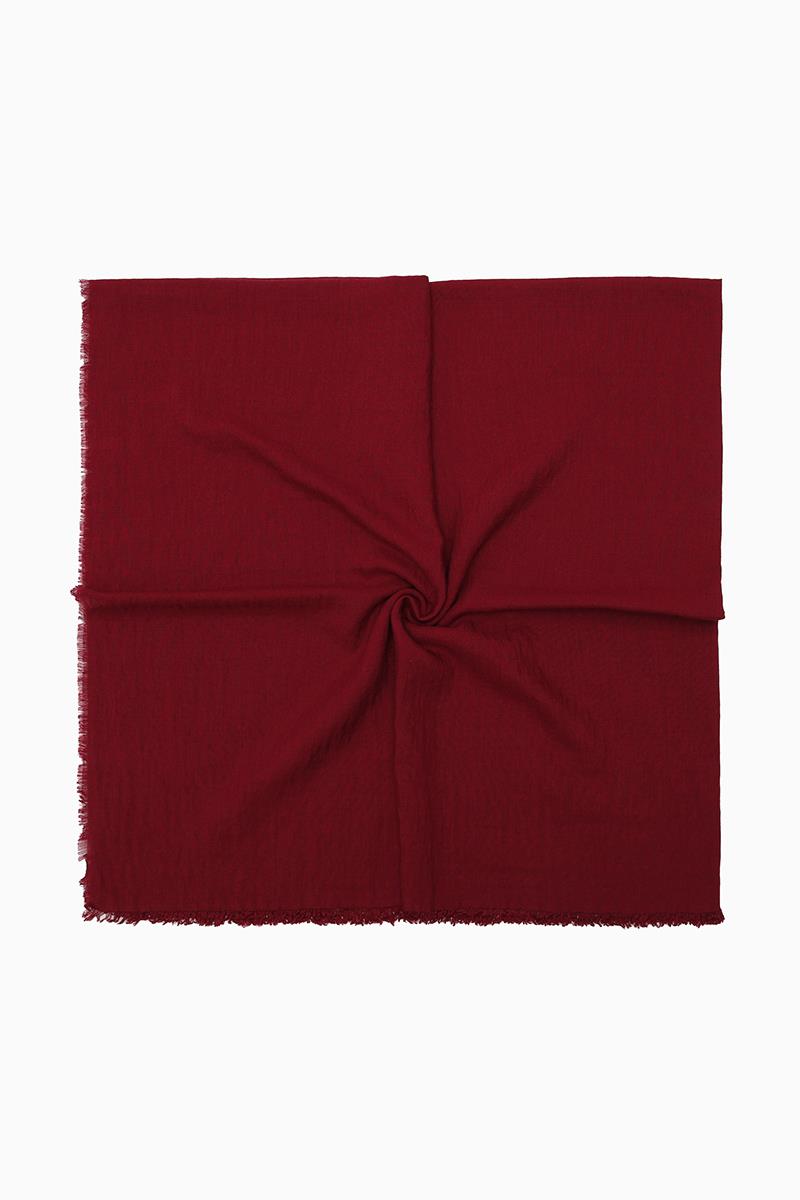 Fivescarf Bordo Maxi Cotton Eşarp