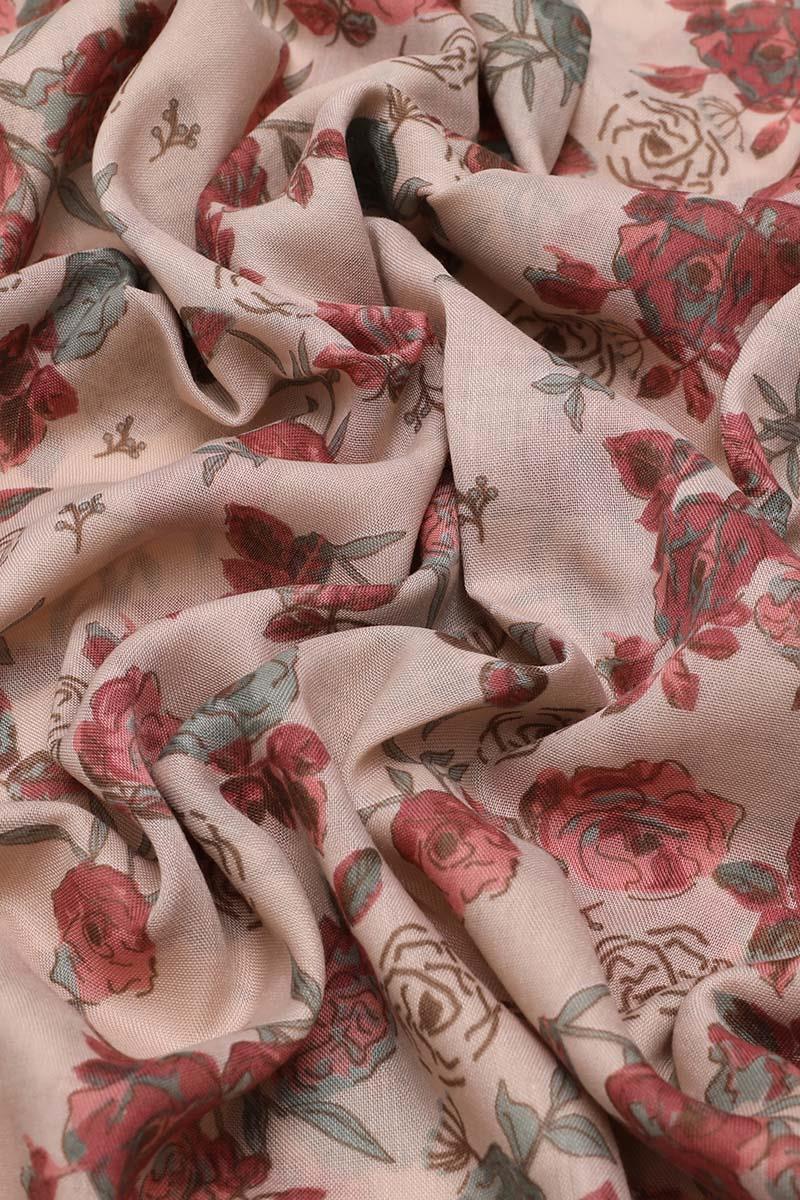 Fivescarf Çağla Yeşili Relax Rose Şal