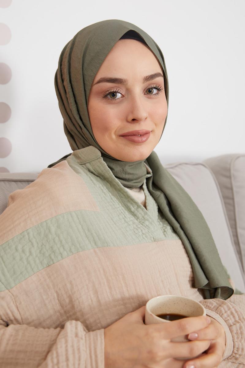 Fivescarf Çağla Yeşili Tensel Şal