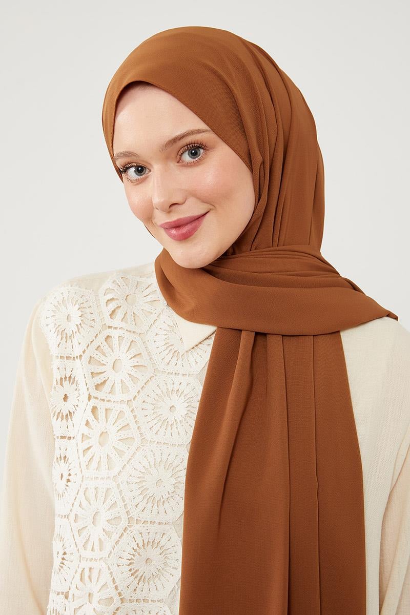 Fivescarf Camel Medine İpeği Şal