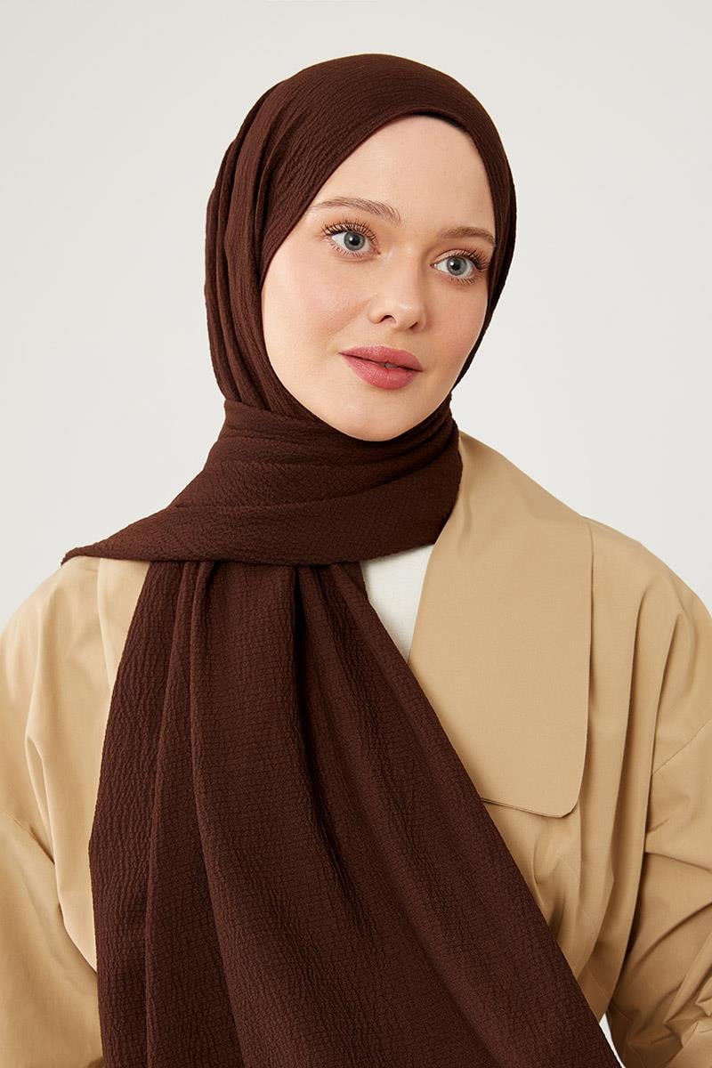 Fivescarf Çikolata Kahve Harmoni Şal