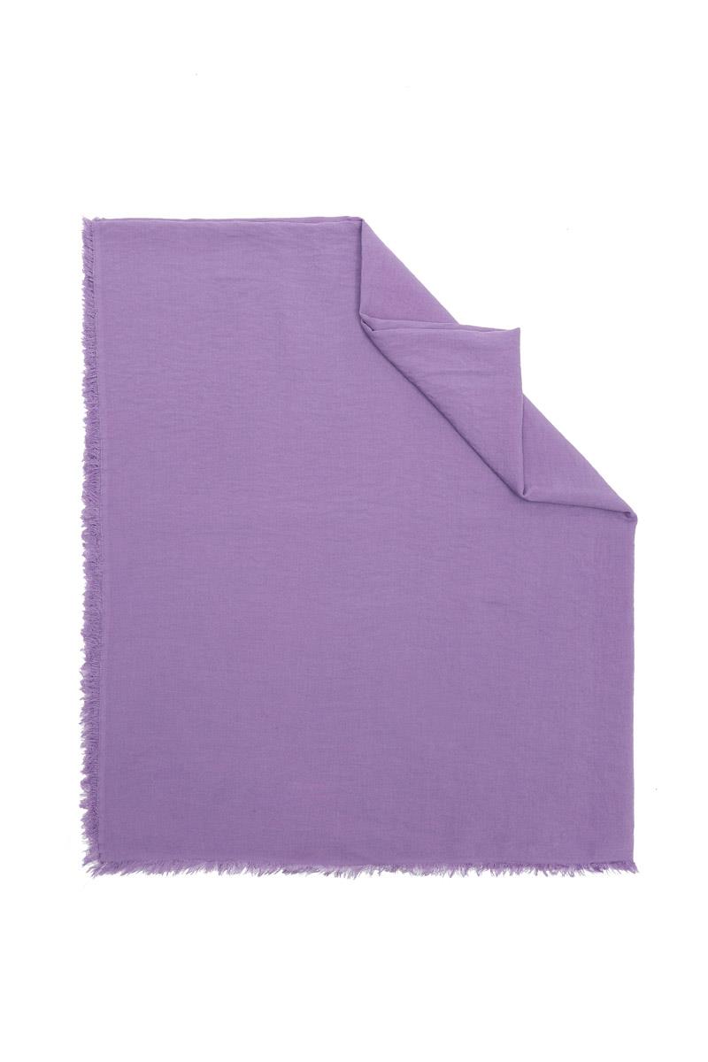 Fivescarf Eflatun Maxi Cotton Şal