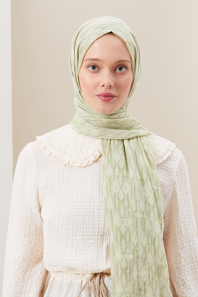 Fivescarf Fıstık Yeşili Bulut Comfort Line Şal