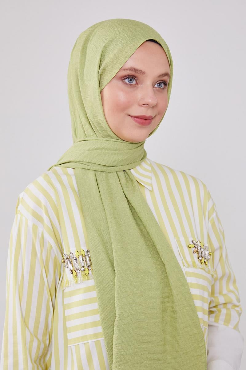 Fivescarf Fıstık Yeşili Junset Şal