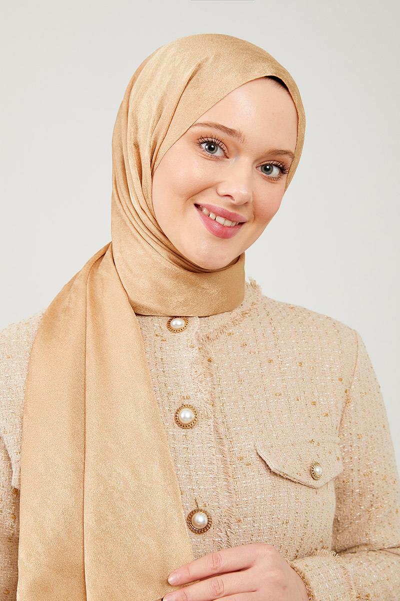 Fivescarf Gold Jakarlı Elegance Şal