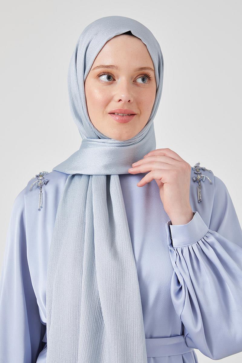 Fivescarf Gri Crystal Şal