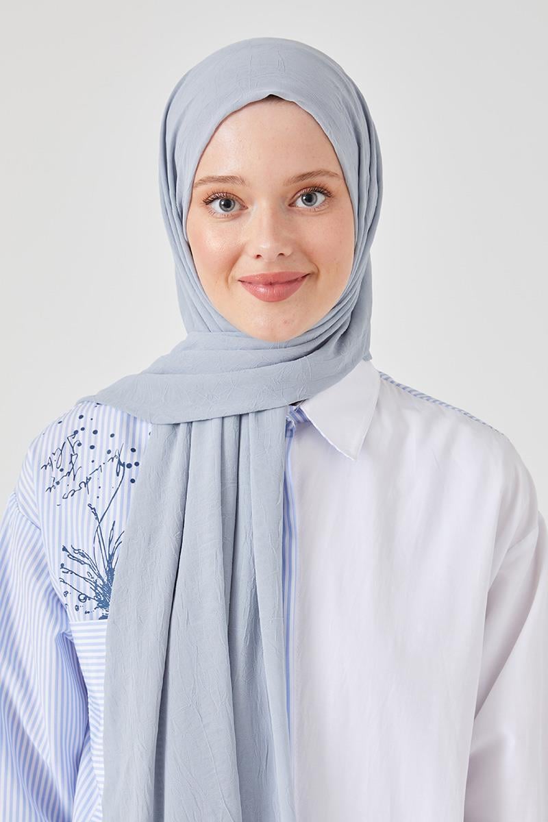 Fivescarf Gri Frozen Şal