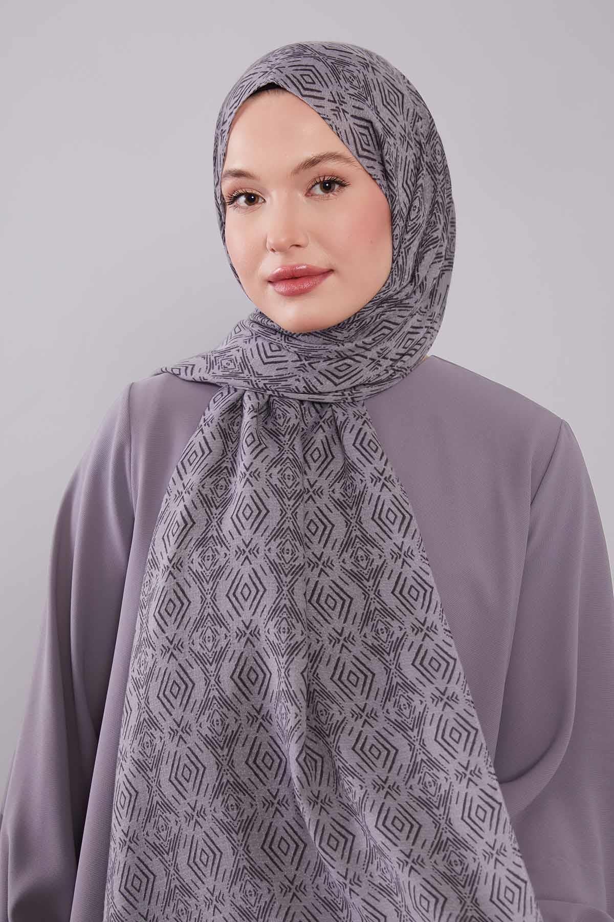 Fivescarf Gri Gamba Şal