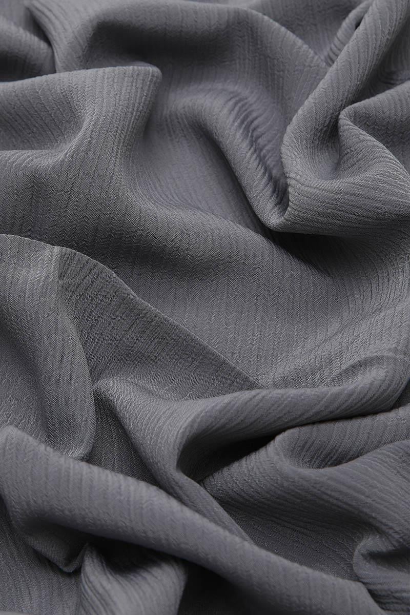 Fivescarf Gri Krinkıl Şal