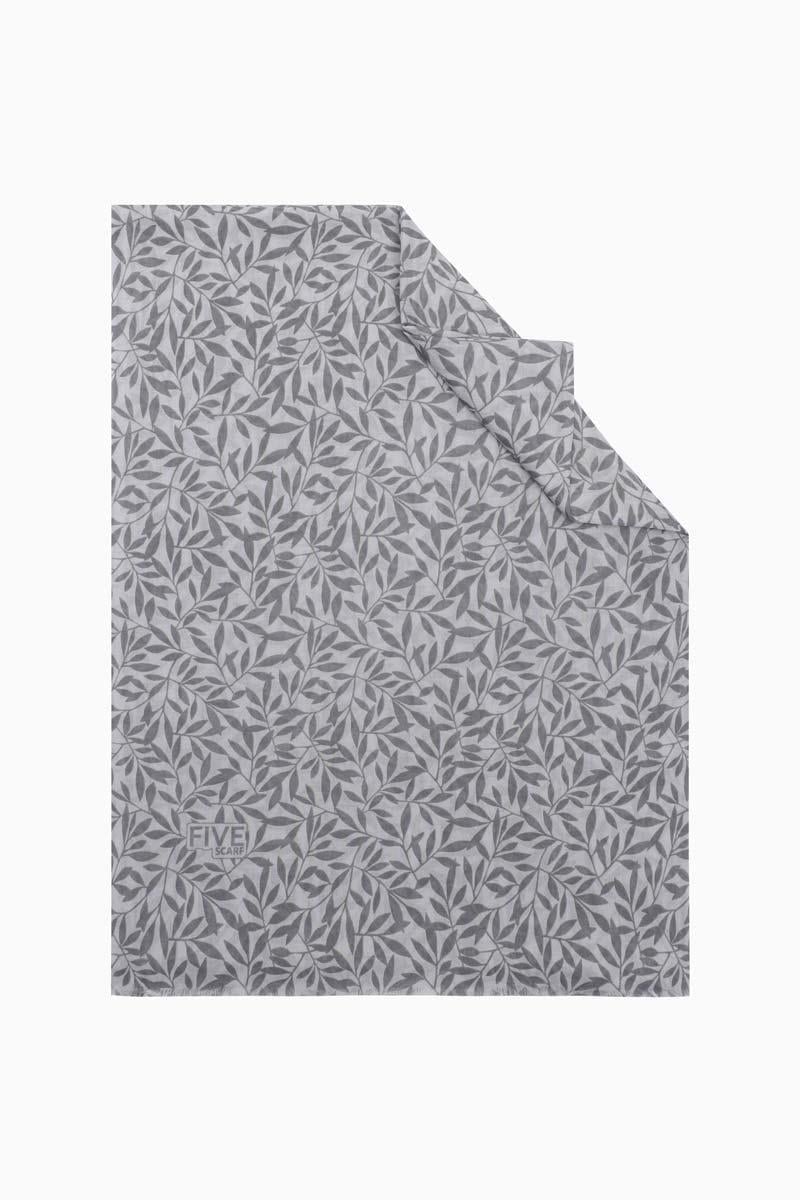 Fivescarf Gri Relax Sarmaşık Şal