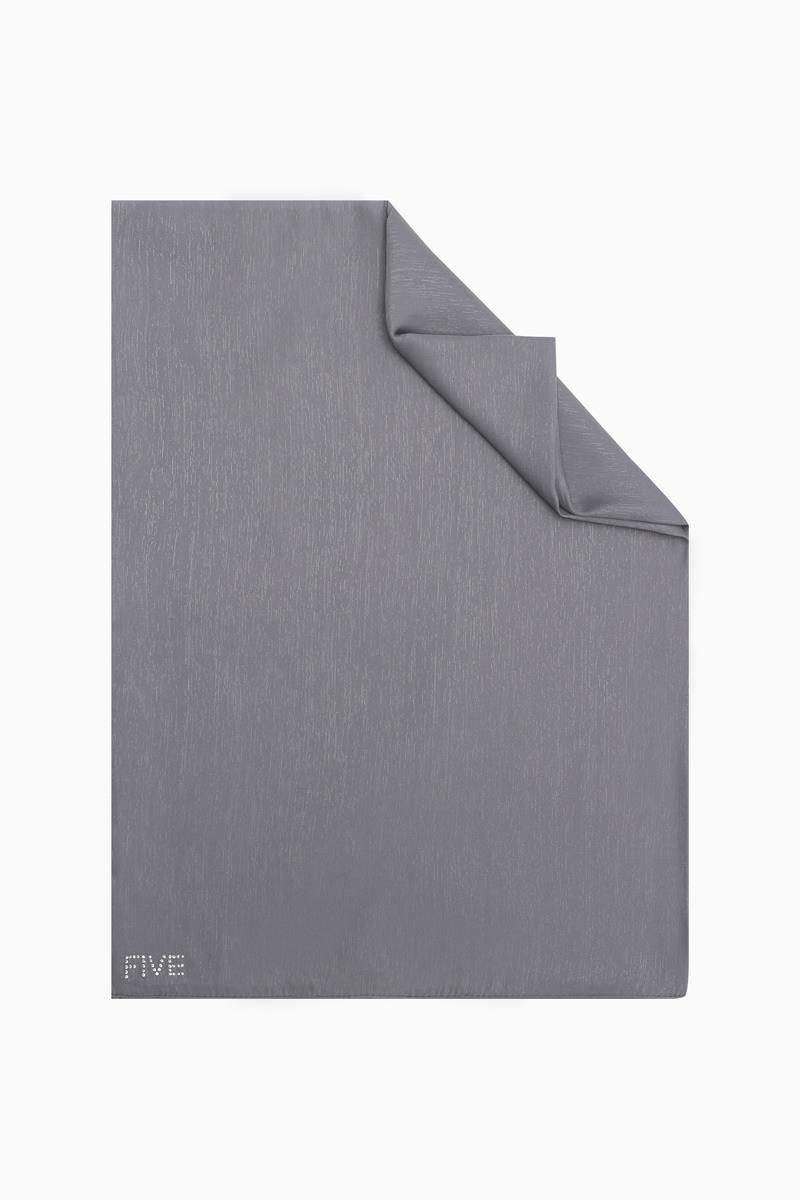 Fivescarf Gri Simli Elmas Abiye Şal