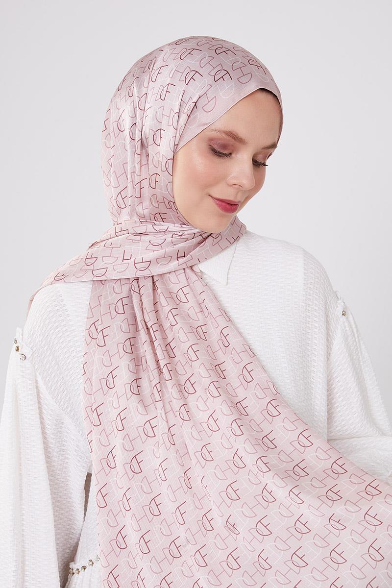 Fivescarf Gül Harf Desen Brand Şal